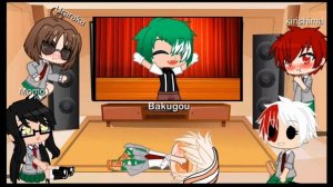 MHA reacts to Deku singing