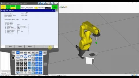 FANUC programming tutorial - Create your first program. How to create a TP (teach pendant) program
