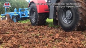 Тяжелая дисковая борона БДТ-2,5-18Ф Вепрь от Ярославича. Парад техники. Демонстрация работы в поле.