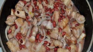 Фасоль, тушеная с мясом