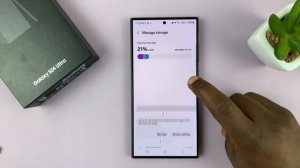 Samsung Galaxy S24 / S24 Ultra - How To Check Available Storage Space and Capacity