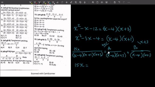 27–mavzu, 1–14 misollar. | ABITURIYENT 1—9 смотреть онлайн