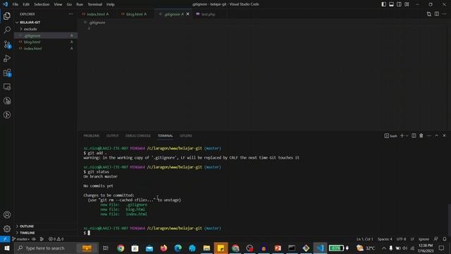 Belajar Git Dasar Sampai Push ke Repository GitLab смотреть онлайн