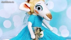 Амигуруми: схема Сказочная козочка. Игрушки вязаные крючком - Free crochet patterns.