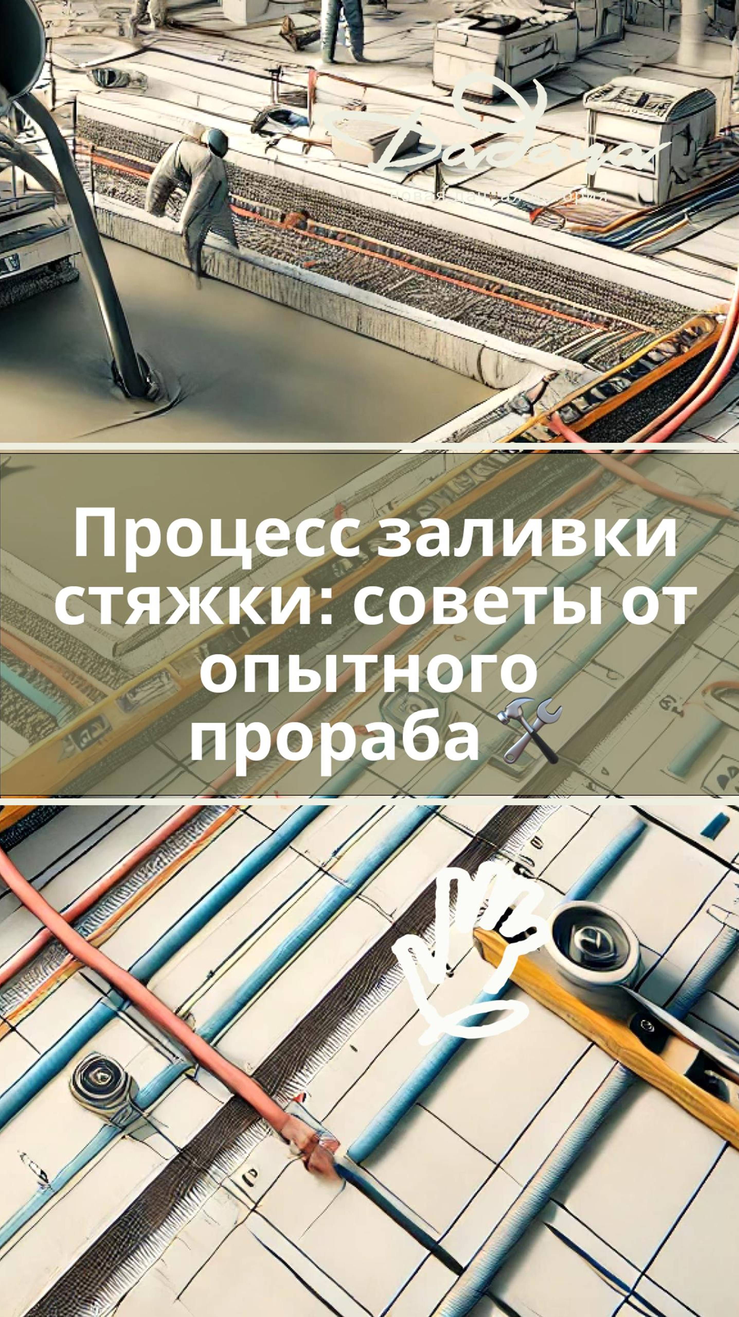 Процесс заливки стяжки: советы от опытного прораба