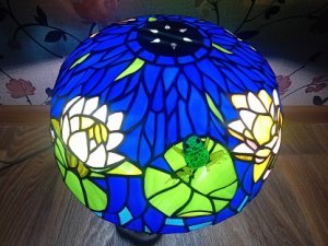 витражная лампа Тиффани своими руками