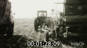 Уборка урожая в колхозе имени Куйбышева Курганской области. 1981г.