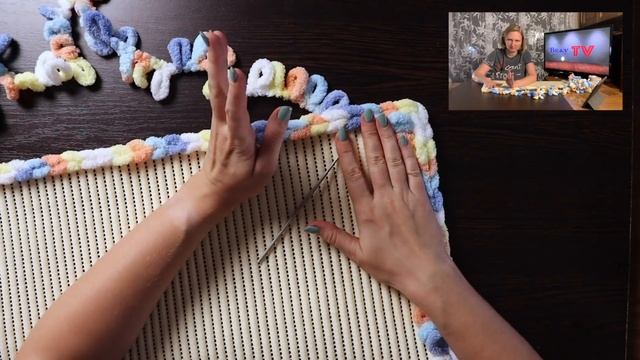 Мягкий коврик для ванной из Alize Puffy
