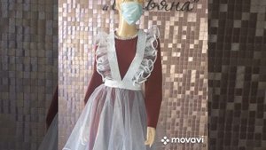 шикарные белые школьные фартуки