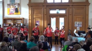 The Mighty String Demons from Staten Island Perform Ashokan Farewell