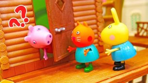 Свинка Пеппа и домик на дереве — Приключения Свинки Пеппа — Видео про игрушки для детей