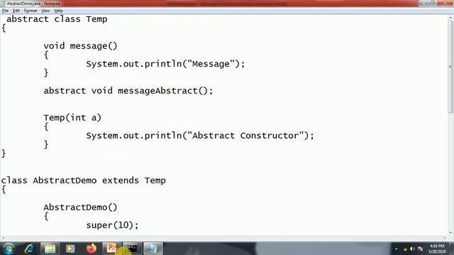 On Line Java Training Abstract Class AbstractClass JavaCore lecturer 9 смотреть онлайн