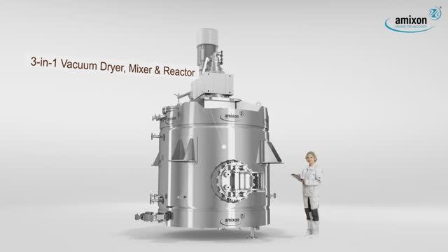 Вакуумный смеситель реактор VMT для сушки и производства чайных смесей и приправ