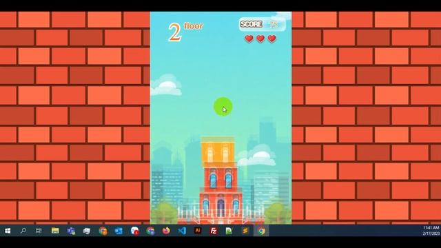 Demo play games tower building by developer HTML5,CSS3, Canvas and Laravel, Javascrip