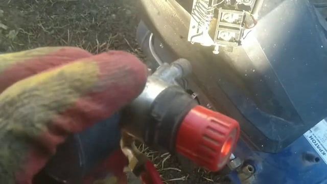 Ремонт компрессора и подключение пресостата от 380 вольт на 220