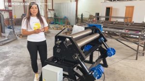 Вальцы асимметрия RMEA-1300х6. Обзор станка