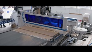 Производство мебельных фасадов: NESTING, ШЛИФОВАНИЕ, ПРЕСС