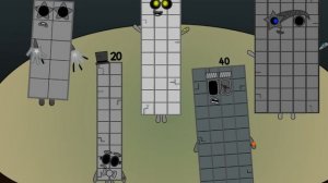 Numberblocks band robots but tens