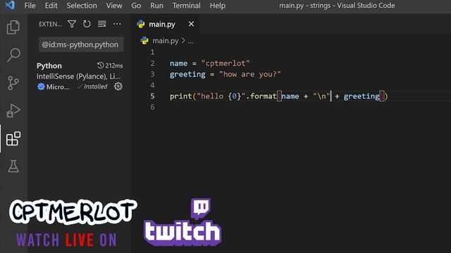 Saying Hello to the World of Python with Strings and Variables смотреть онлайн