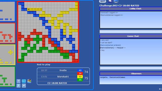 Blokus C2 Duel 18 mins - Rematch смотреть онлайн