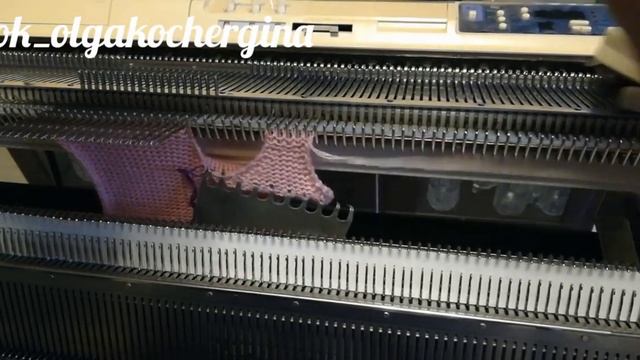 Шапка бини на однофонтурной вязальной машине. НОВЫЙ МК.