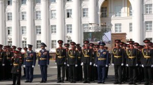 Суворовское училище на 100 летии Ульяновского танкового