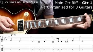 Queen, Bohemian Rhapsody, Guitar Lesson, Tutorial, How to play, Solo, Tab, COMPLETE, Tabs