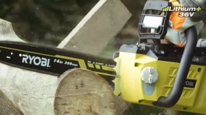 Бесщеточная аккумуляторная цепная пила 35 см 36 В RYOBI RCS36X3550Hi