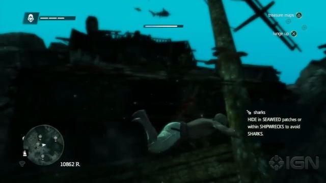 Assassin's Creed 4 Easter Egg - Giant Squid смотреть онлайн