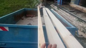 осина-сосина )на самодельной дисковой пилораме.