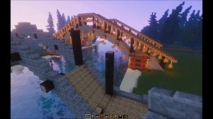 Как построить мост в Minecraft (Япония)