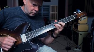 Blues for MBQ - EART 335 thru TONEX Twin Reverb