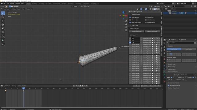 Rigging and animating tails, whip and chains in blender the easy way