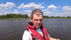 Река 325 прототип с моторами 6 и 9.8 сил