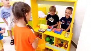 Павловский тракт (старшая группа). Сюжетно-ролевая игра "овощной магазин"