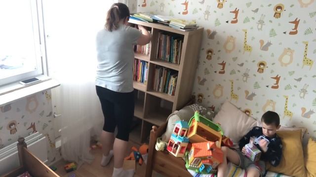 ПЕРЕСТАНОВКА В ДЕТСКОЙ КОМНАТЕ?//УБОРКА? смотреть онлайн