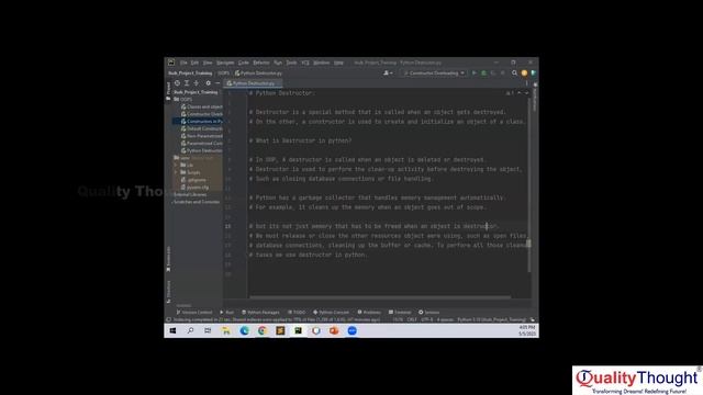 Control Flow Reallife Project Brushup Sessions | Python Tutorial for Beginners | Quality Thought смотреть онлайн