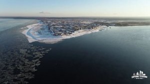 Енисей и Ангара. Слияние двух сибирских рек.