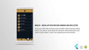 Digital Business Card app with QR code android and iOS flutter
