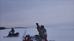 Покатушки на снегоходе Динго. Russian snowmobile Dingo T150. La moto de nieve Dingo T150.