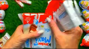 NEW Kinder Chocolate Maxi  ✪ ASMR Candy ✪ Kinder Surprise Egg ✪ Kinder Joy