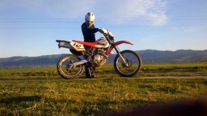 Honda XR 250 sound check