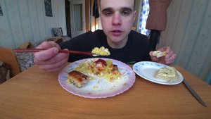 МУКБАНГ АСМР КОТЛЕТЫ КУРИНЫЕ / КАША ПШЕННАЯ / СОУС / САЛАТ ОВОЩНОЙ / БУТЕРБРОДЫ/ ASMR Mukbang #418
