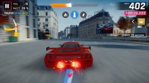 Asphalt 9: метрополитен Париж 00:59:366