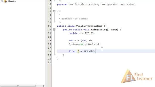Type Conversion and Type Casting in Java, Tutorial 6 | Learn Java Programming