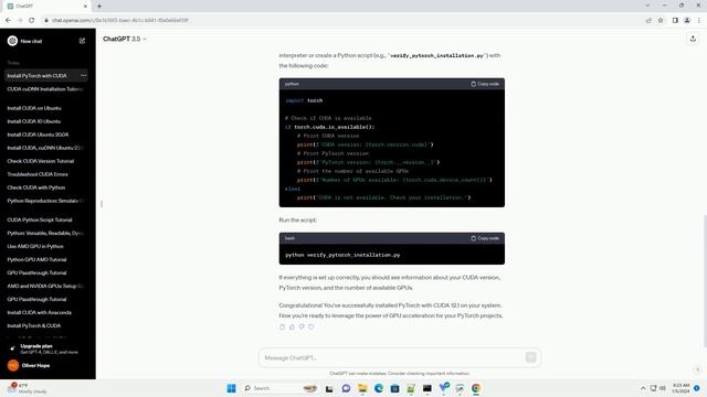how to install pytorch for cuda 12 1