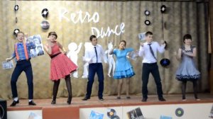 11 - А, Танец, Осенний бал 2016 год, Ретро, РОК - Н - РОЛЛ, Посёлок Новоуткинск, МАОУ СОШ №26