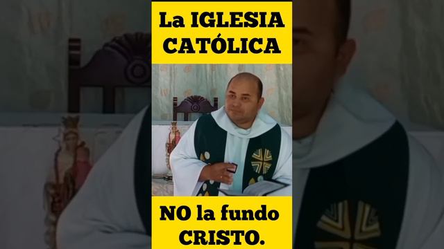 LA IGLESIA CATOLICA NO LA FUNDO CRISTO #viral #catolico #religion #oracion #parati #evangelio