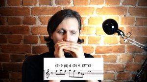 Песня из кинофильма "Цыган" на губной гармошке