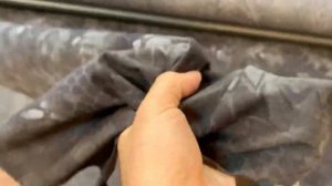 Ткань ТиСи Рип-Стоп, 220гр.м.кв, Peach, Piton black, на отрез